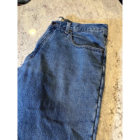 LL Bean Fleece Lined‎ Relaxed Fit Mens Jeans - Size 36x32 - Picture 4 of 6